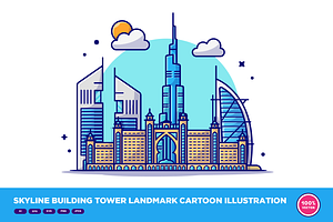 Skyline Building Tower Landmark, a Work Illustration by Catalyst Labs