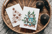 Christmas Snowmen Cartoons & Trees, an Animal Illustration by Jeanna Draw (Thumbnail 12 of 13)