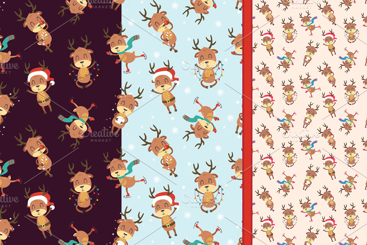 Christmas deers set, an Object Graphic by SunnyWS (Photo 5 of 8)