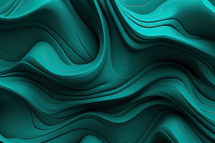 Teal 3D backdrop with seamless loops, organic patterns, dreamlike abstraction r, a Wallpaper Photo by José Manuel Gelpi