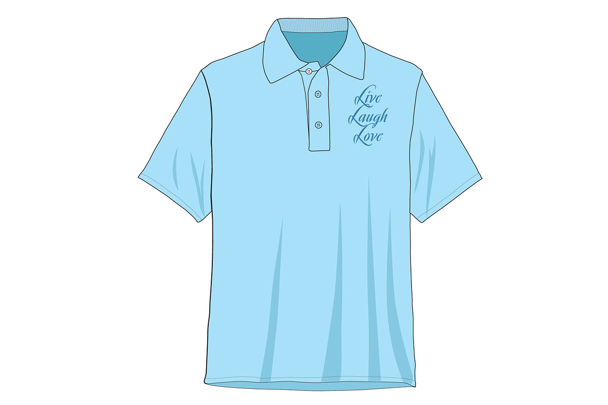 Golf/Polo Shirt - Template, an Apparel Mockup by Mark Anthony Media (Photo 3 of 4)