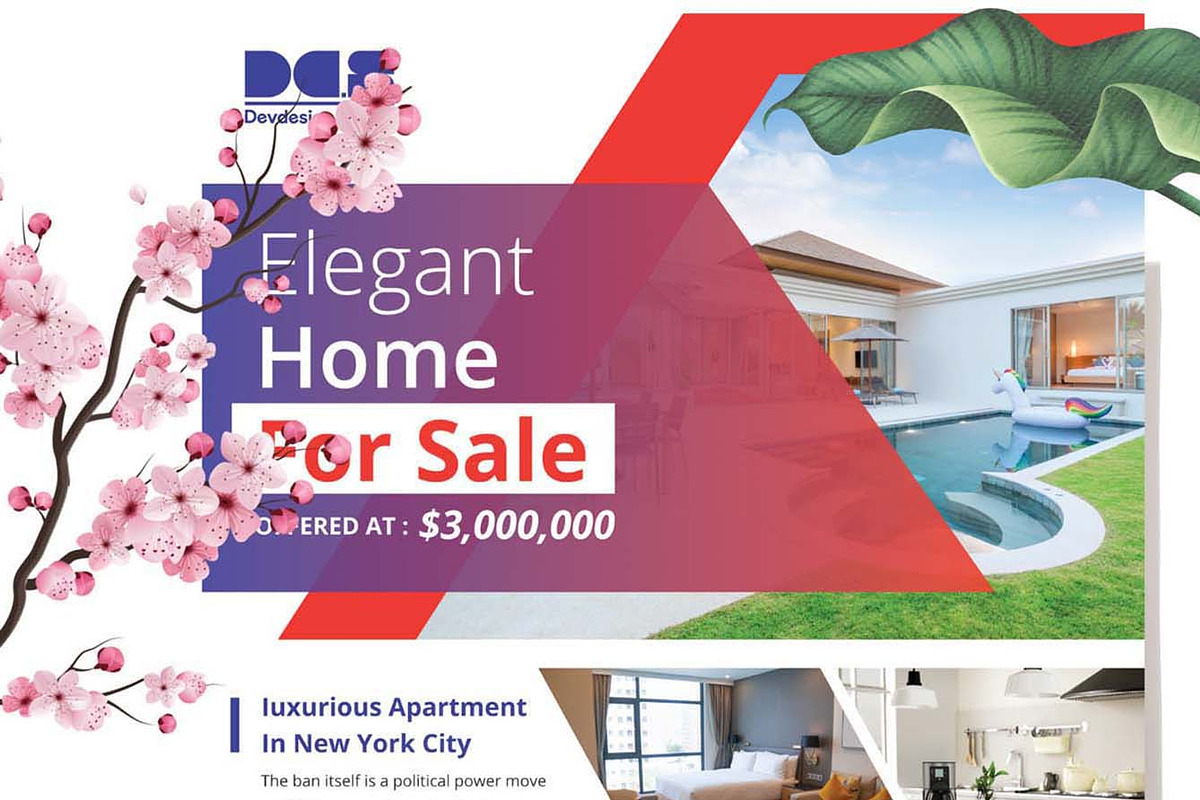 Dev Home Real Estate Flyer v02, a Flyer Template by litoondev (Photo 2 of 2)
