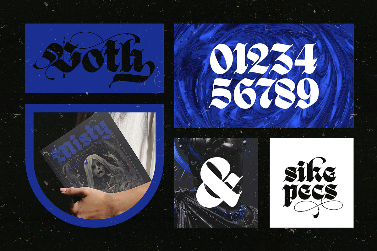 Black Great Typeface, a Blackletter Font by alit design (Photo 9 of 20)