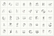 76 Floral premade logos, a Branding & Logo Template by Merfin (Thumbnail 8 of 10)