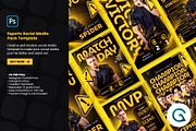 Esports Social Media Pack Template, a Social Media Template by Geelator Studio (Thumbnail 1 of 4)
