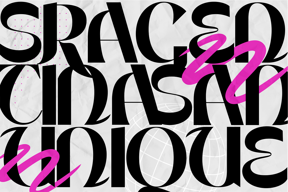 Sragentina - Unique Typeface, a Sans Serif Font by Artchitype Studio (Photo 6 of 10)