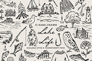 Summer Beach Vacation Doodle Bundle, a Seasonal Illustration by The October Creative (Thumbnail 2 of 13)