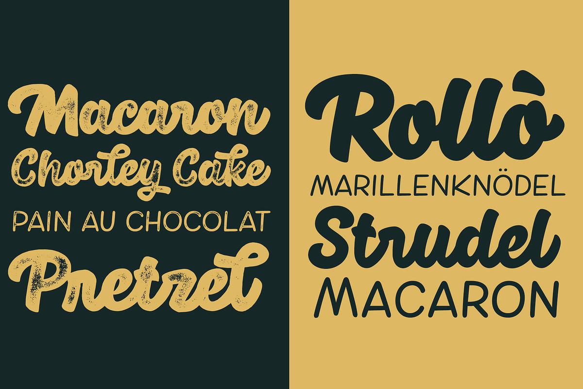 Cherry Script & Sans Font preview 8