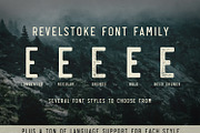Revelstoke - 5 Font Family, a Sans Serif Font by Greg Nicholls (Thumbnail 3 of 10)