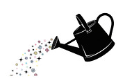 Watering Can Silhouette Bundle, an Illustration by Gaye Art (Thumbnail 13 of 31)
