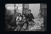 Rosemary - Vintage San Serif, a Sans Serif Font by Rough Patch Studio (Thumbnail 2 of 7)