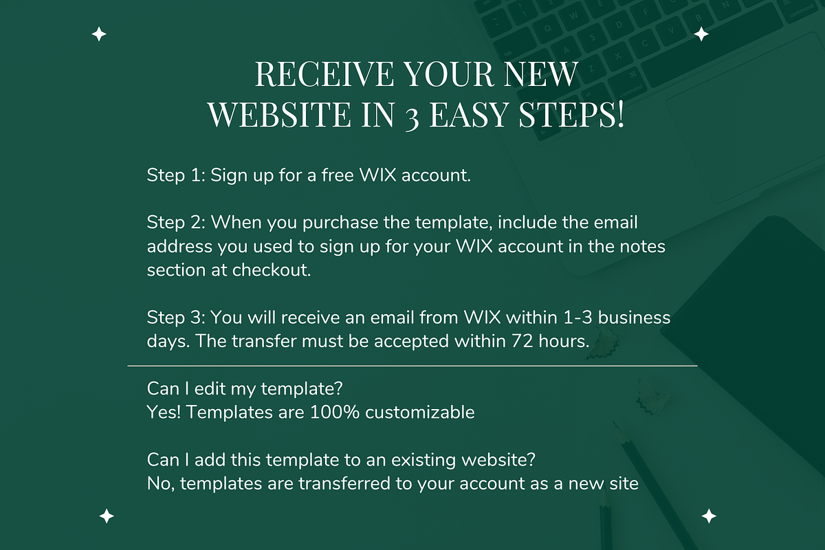 WIX Website for Coaches, a Wix Template by CreatedbyVision LLC (Photo 9 of 9)