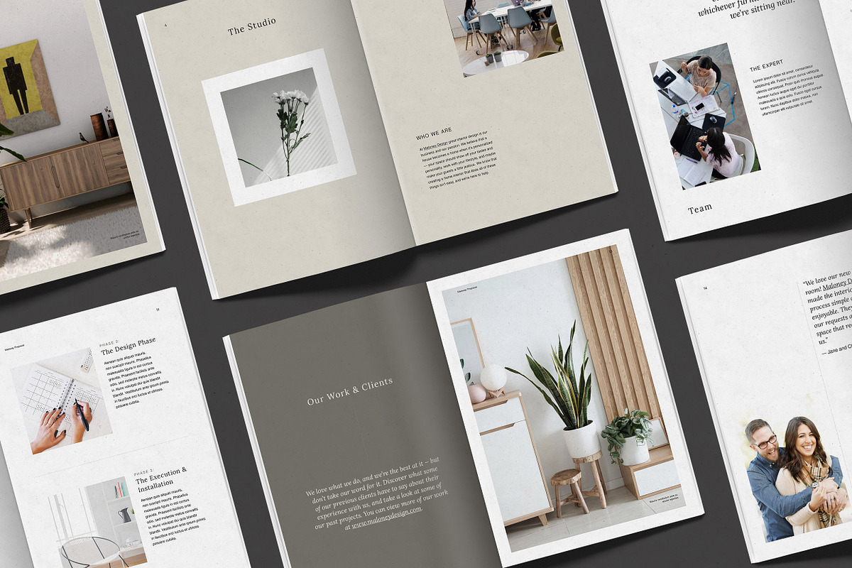 Maloney Proposal, a Brochure Template by Kreatype Studio (Photo 2 of 11)
