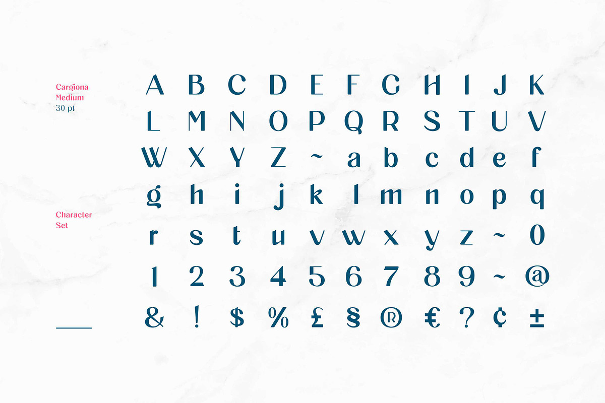 Cargiona - Sans Serif Font Family preview 7