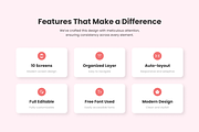 Crushly - Social and Dating App UI, an App Template by twinstd (Thumbnail 2 of 5)