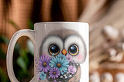 Whimsical Floral Animal Clipart Set, an Illustration by one-touch (Thumbnail 4 of 16)