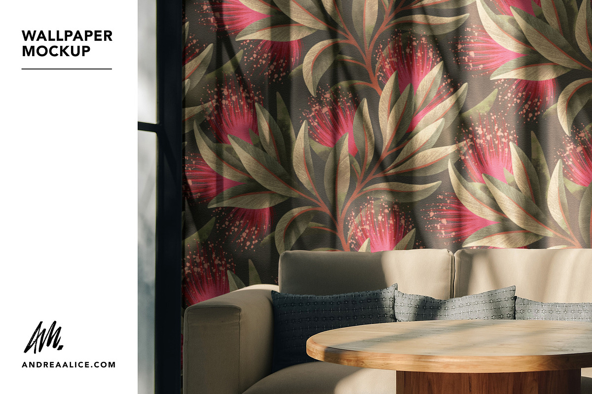 Wallpaper Mockup - Industrial Living, a Household Mockup by Andrea Muller (Photo 5 of 6)