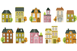 Tiny houses, an Object Illustration by alexdndz