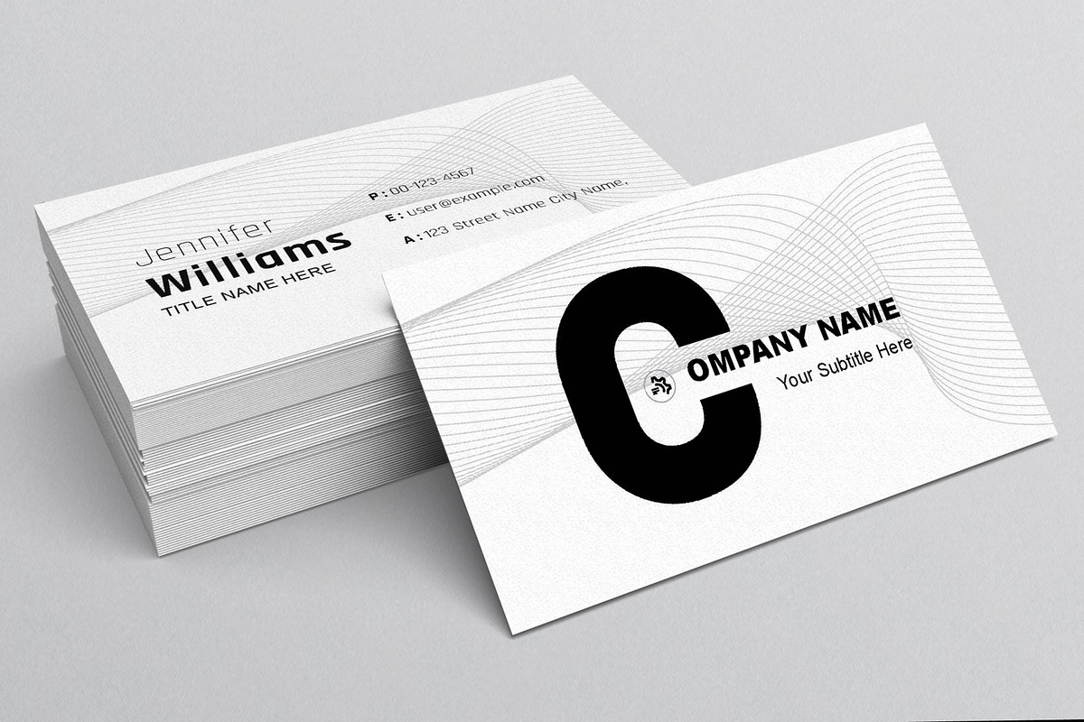 Business Card Design Layout, a Business Card Template by MightyDesign (Photo 2 of 6)