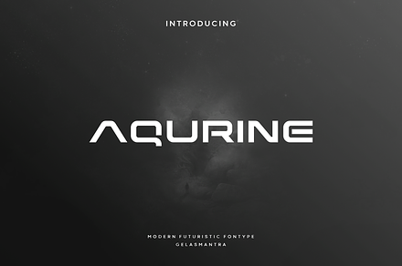 Aqurine, a Font by garismantra