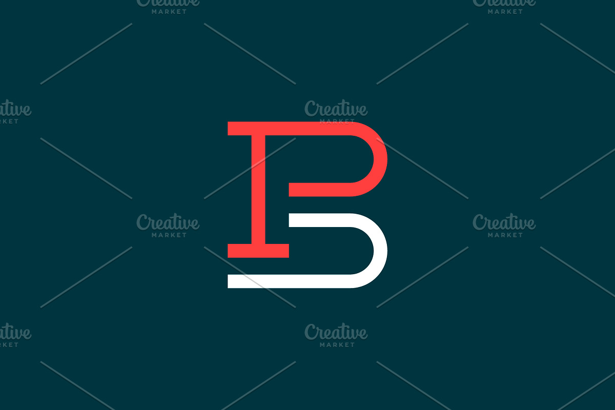 B P Modern Letter Logo, a Branding & Logo Template by kurostd