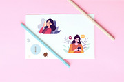 10 Teen Female Holding Smartphone, an Illustration by jongcreative (Thumbnail 3 of 4)