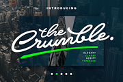 Crumble, a Script Font by Subqi Std (Thumbnail 1 of 16)
