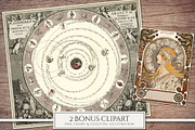 Vintage Astrology Illustrations, an Illustration by Secret Helper (Thumbnail 8 of 9)
