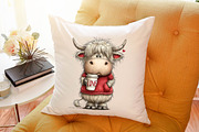 Valentine’s Day Highland Cow Coffee, an Illustration by Sublimation Artist (Thumbnail 6 of 6)
