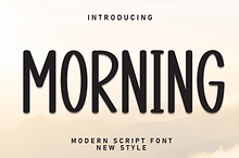 Morning | Script Font