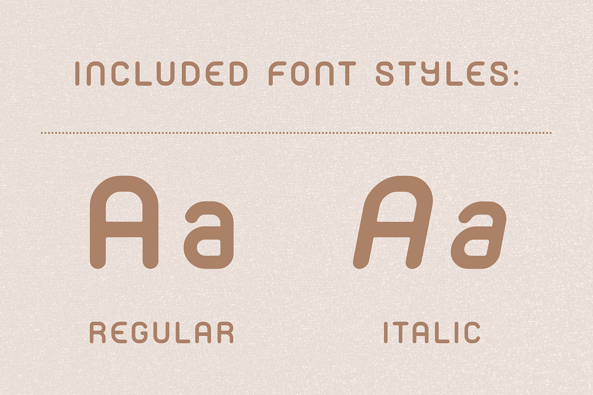Monoround - Rounded san serif font, a Sans Serif Font by ZoloDesignHub (Photo 3 of 9)