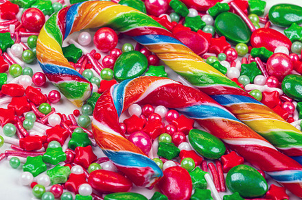 christmas candy background, a Holiday Photo by Photo for You