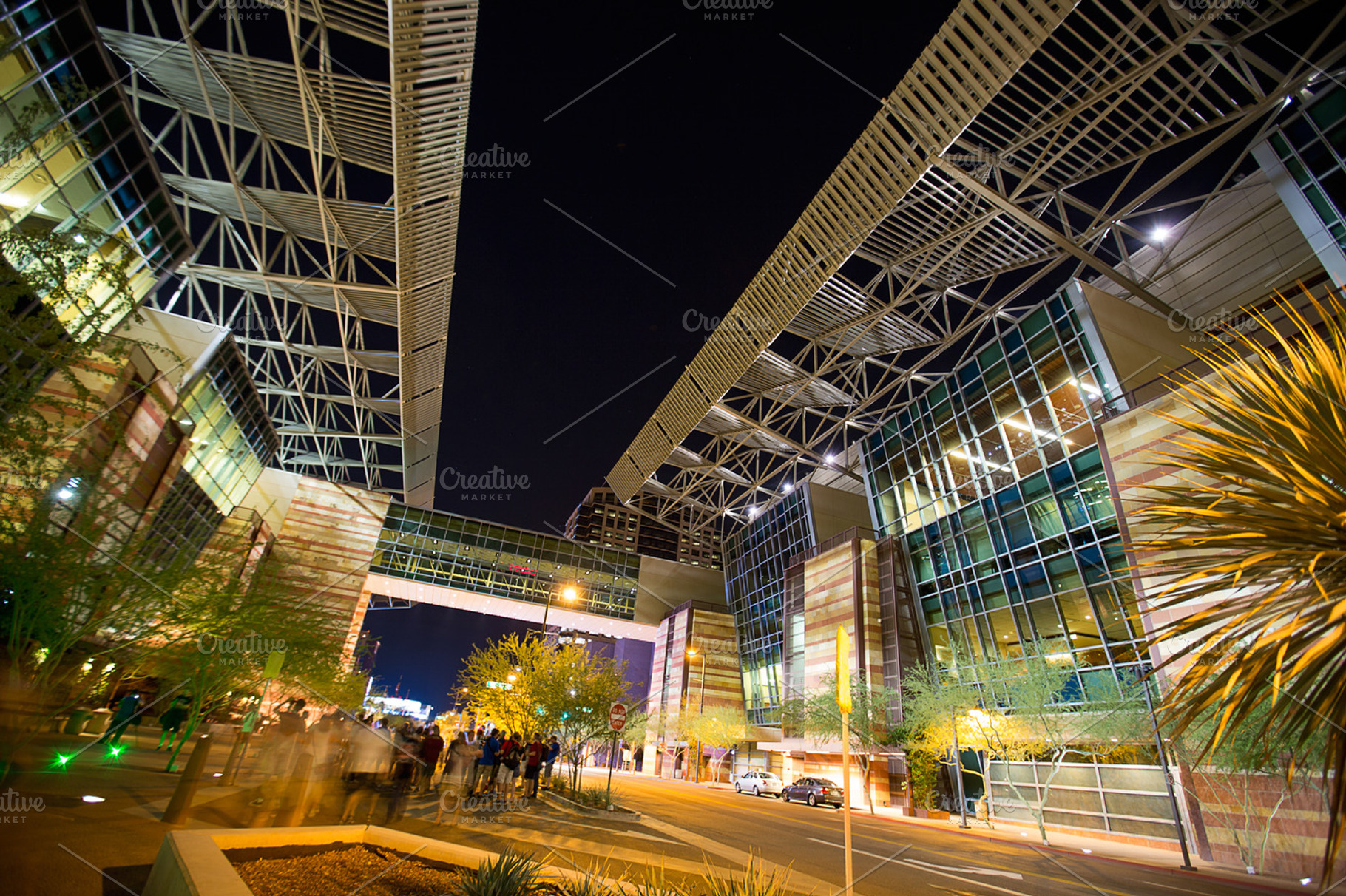 Downtown Phoenix at Night, an Architecture Photo by Mr Geoff