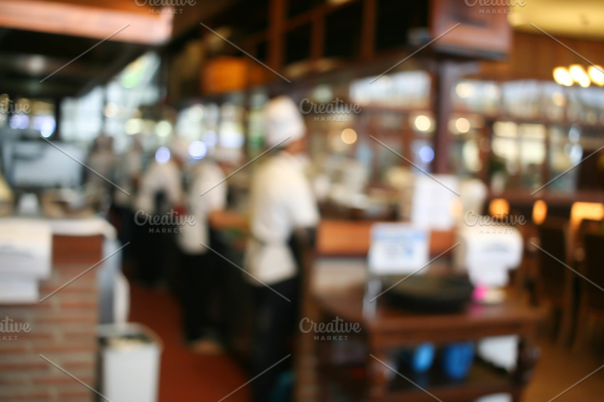 blur kitchen at restaurant, an Abstract Photo by mutita.narkmuang (Photo 2 of 2)