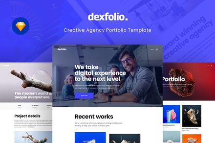 Dexfolio - Creative Agency Portfolio