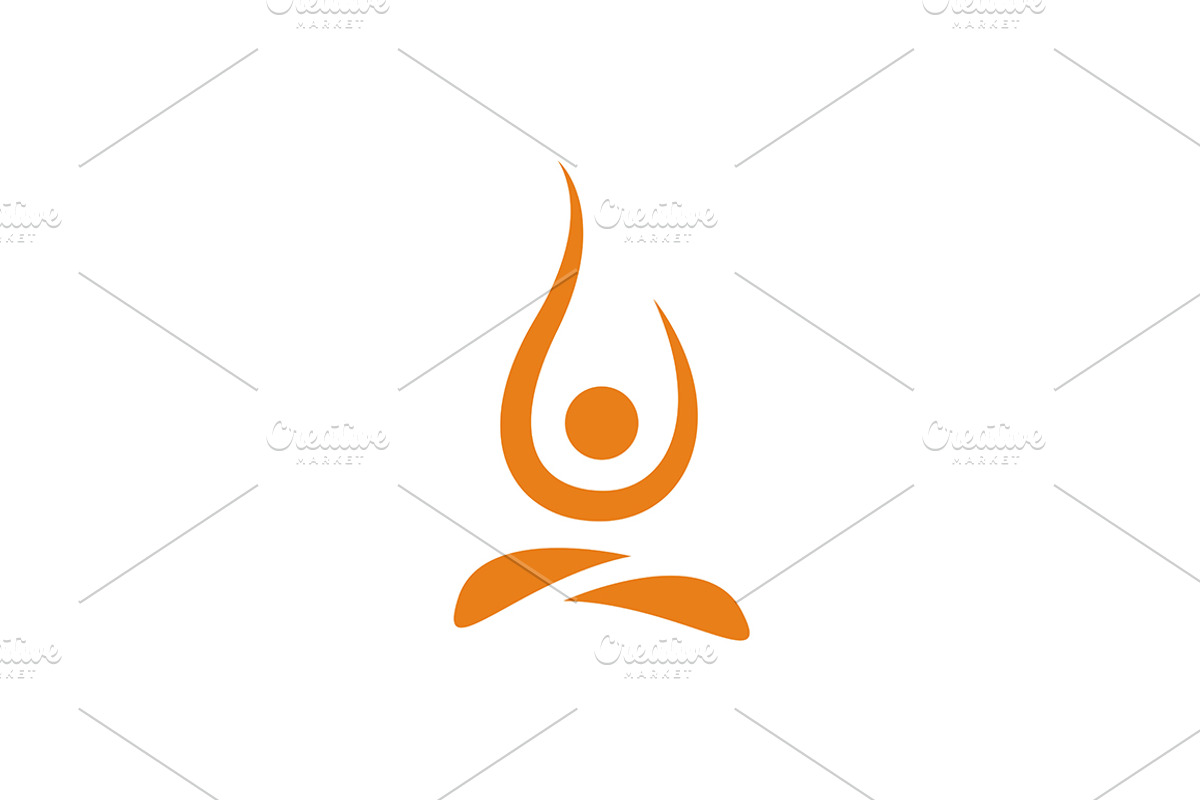 20 Logo Yoga Templates Bundle, a Branding & Logo Template by Friendesigns (Photo 4 of 21)