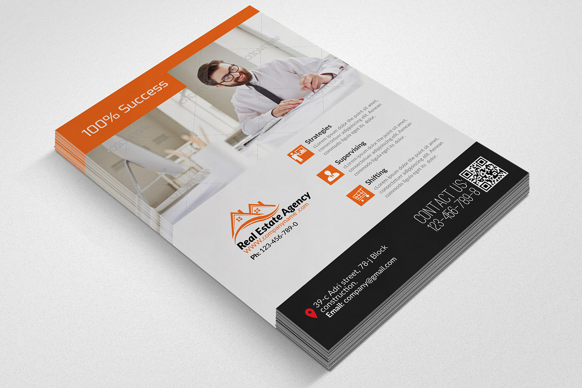 Business Flyer Psd Template, a Flyer Template by Psd Templates (Photo 3 of 3)