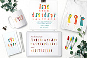 Sign Language bundle. ASL alphabet, an Education Illustration by ann_etc (Thumbnail 1 of 10)