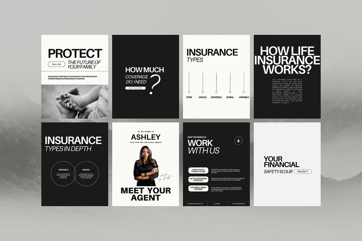 Life Insurance Instagram Templates