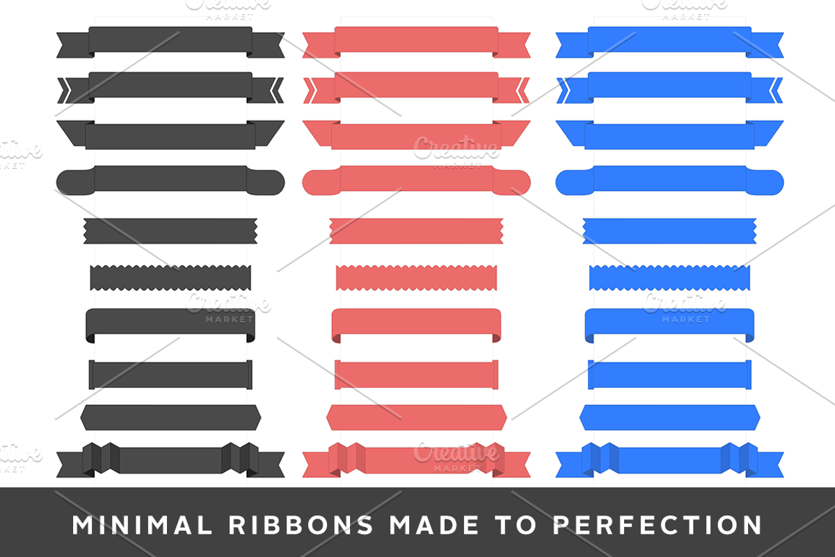 120 Flat Ribbons for Web Designers, a Templates & Theme by FinestPixels (Photo 2 of 3)