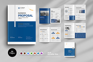 Project Proposal Template, a Brochure Template by Spark_Creative