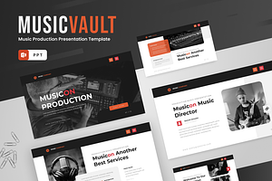 Music Production Powerpoint, a Presentation Template by SquidPixey