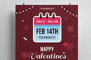 Valentine Flyer Layout Template, a Flyer Template by MightyDesign (Thumbnail 2 of 8)