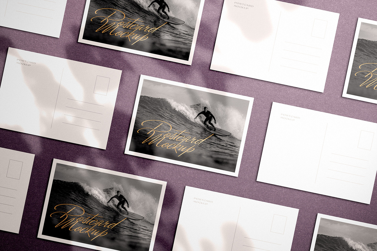 Realistic Postcard Mockup Scenes, a Pens & Pencil Mockup by Design Squad (Photo 4 of 8)