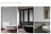 24 Parisian Wallpaper Mockup Bundle, a Household Mockup by Blixa 6 Studios (Thumbnail 17 of 20)
