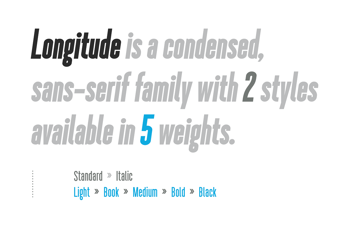 Longitude Font Family preview 3