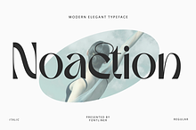 Noaction | Modern  Elegant Font