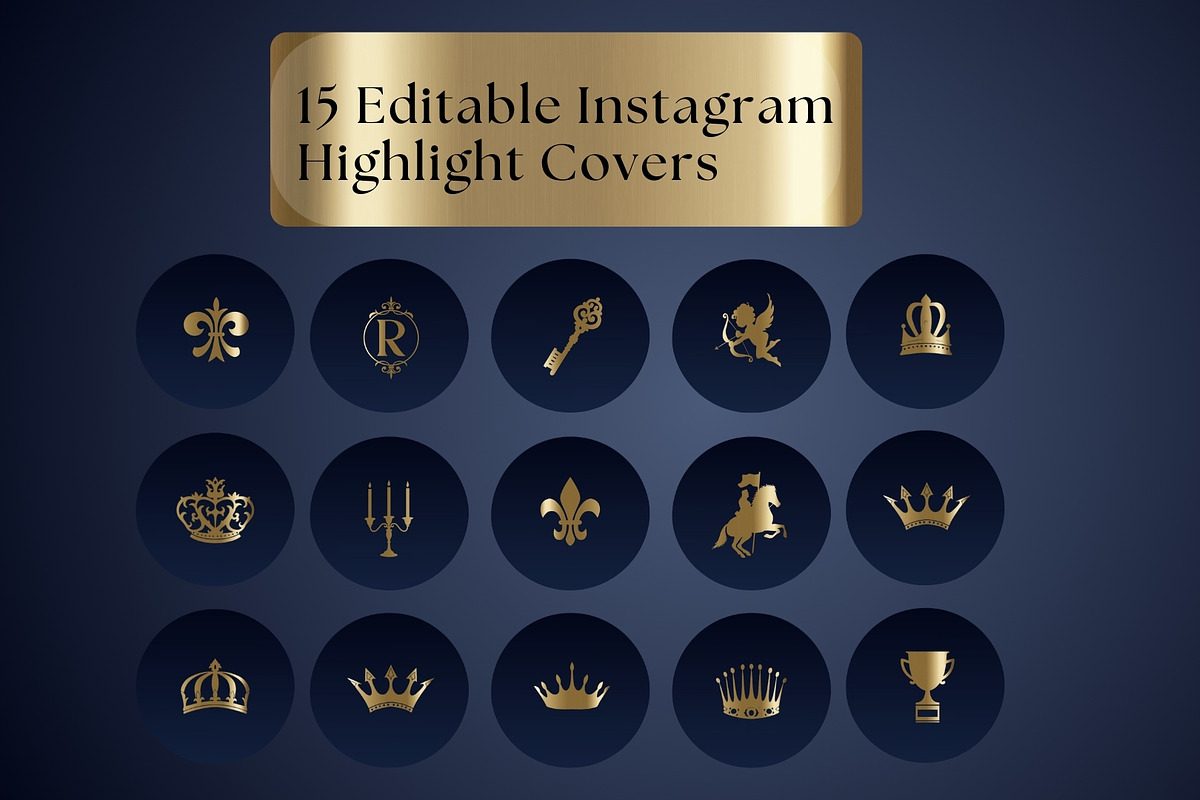 1000 Branding Kit Blue Gold, a Branding & Logo Template by CopertiniStudio (Photo 7 of 9)