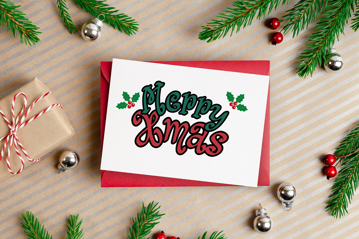 Saint Nicholas is a handwritten font, a Handwritten Font by Brown Cupple (Photo 6 of 9)
