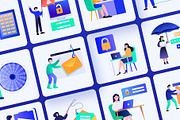Cyber Security Illustration Set, a Technology Illustration by Brickclay (Thumbnail 5 of 8)